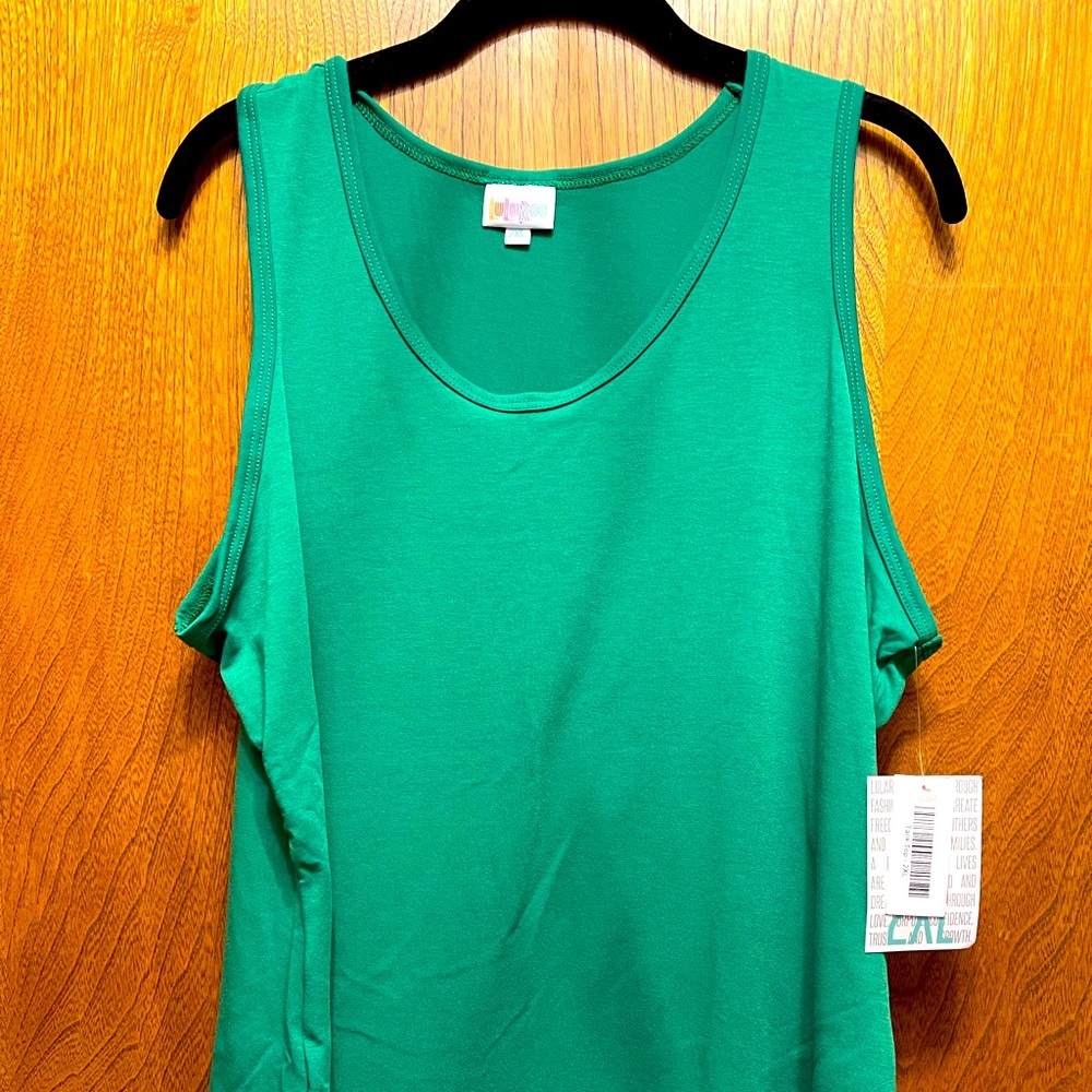 LuLaRoe - tank top - 2X - Green